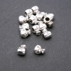 خرزة وصلة كيس صغير يورو باندورا، قطر 10×8mm، قطر الثقب 4,8mm، تعبئة 20g + -9 قطعة